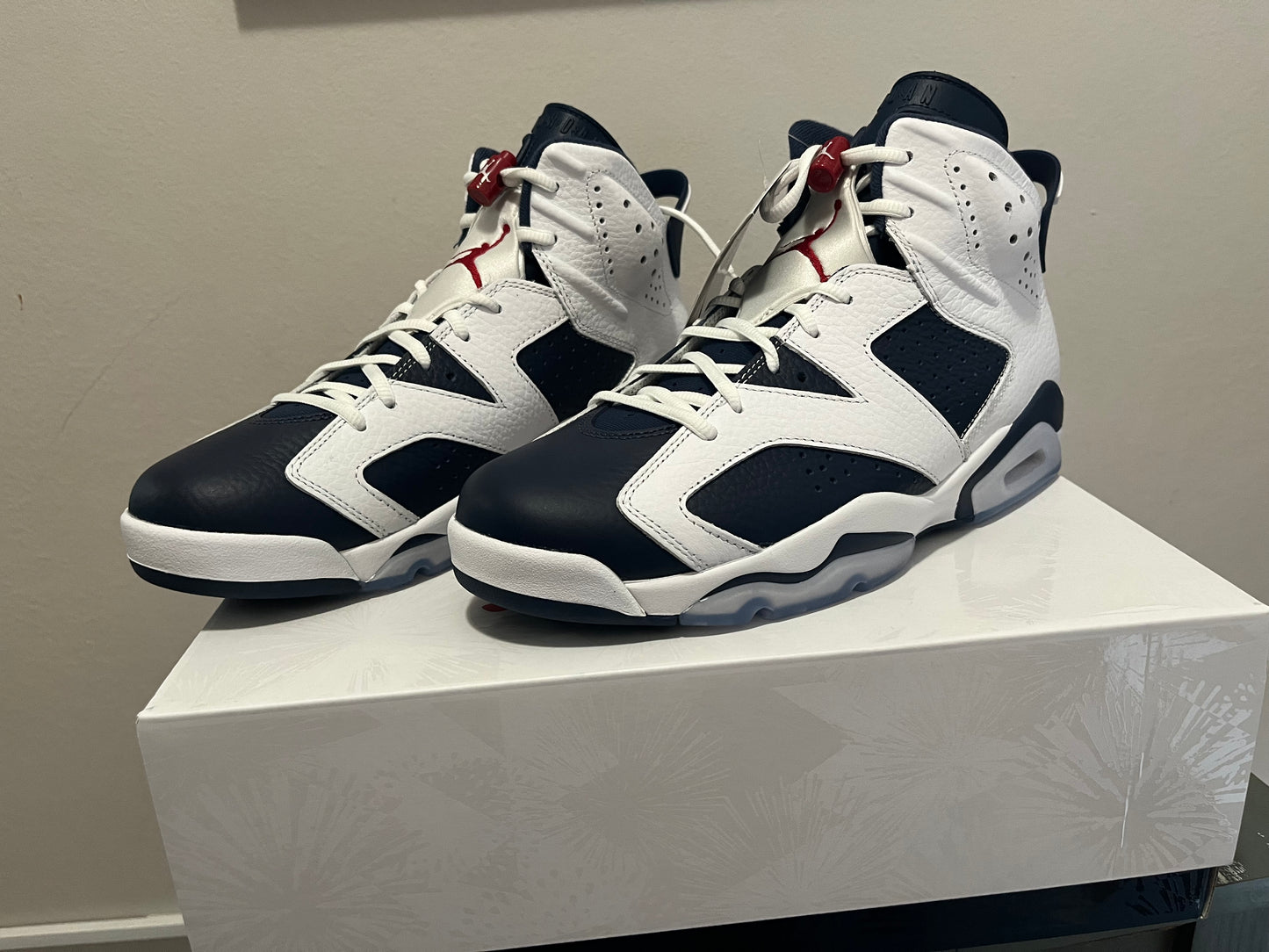DS (Deadstock) Air Jordan 6 Retro Olympic 2024 CT8529-164