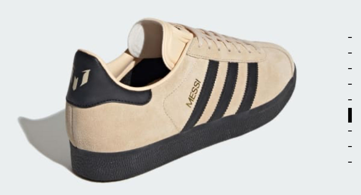 DS (Deadstock) Adidas Gazelle Messi Triunfo Dorado IH8156