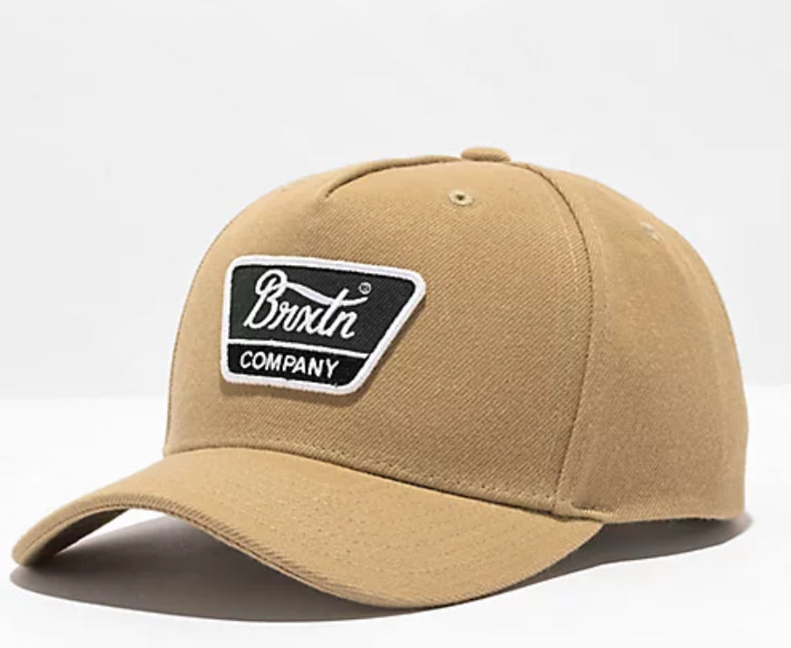 Brixton Linwood Sand Snapback Hat