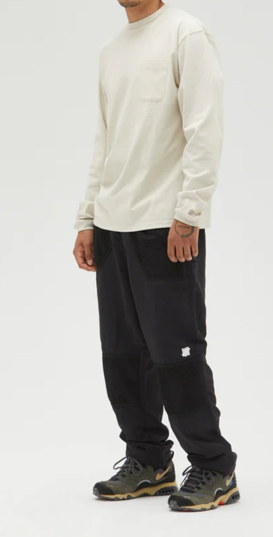 Undefeated Long Sleeve Pocket Tee White