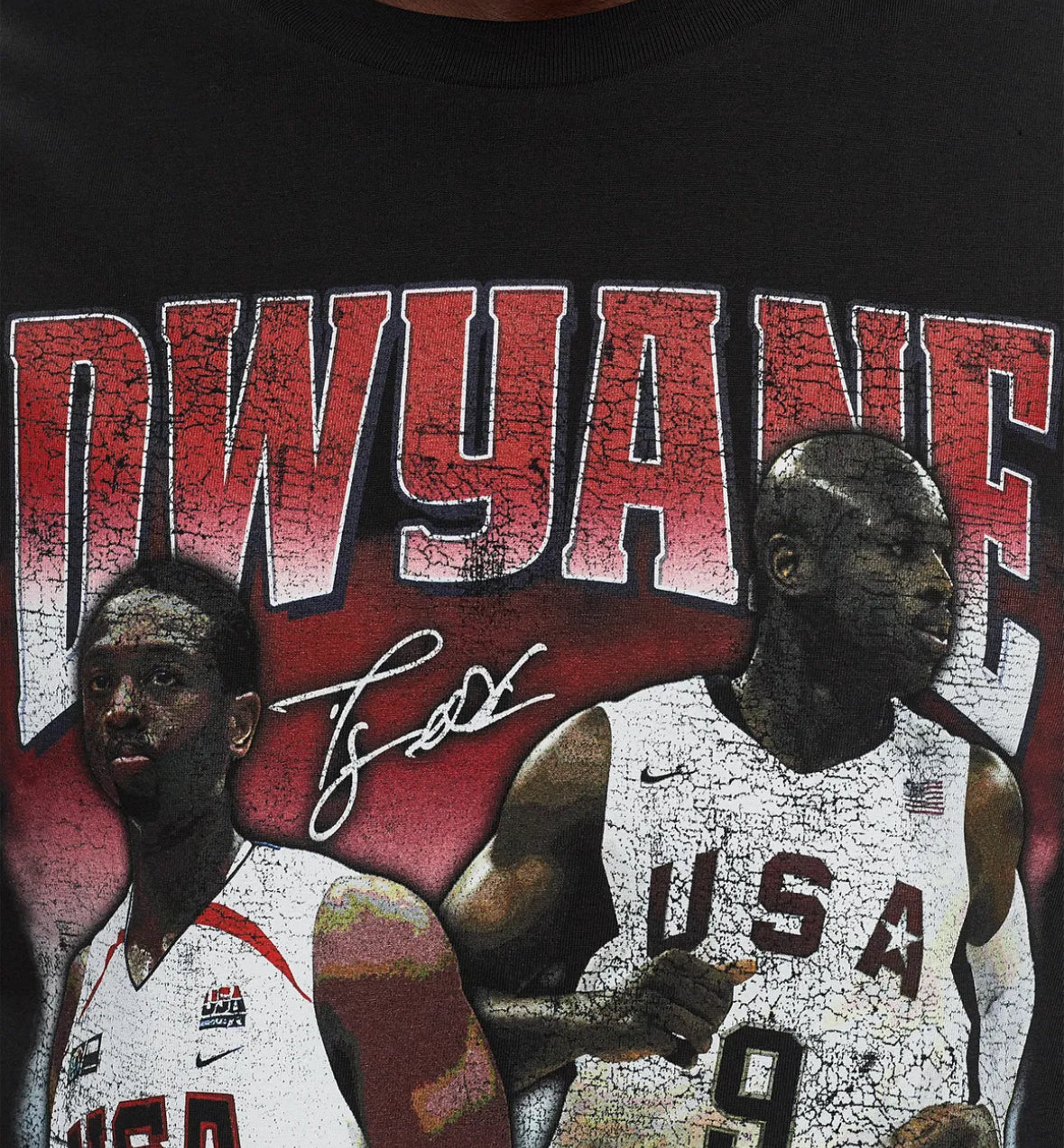 Mitchell and Ness Dwayne Wade USA Basketball Tee