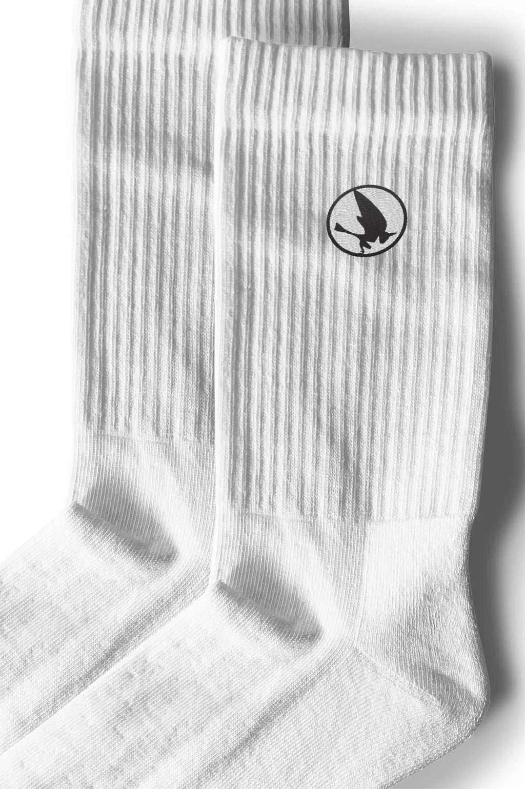 Pícalo Brand Escudo de Pitirre Socks White