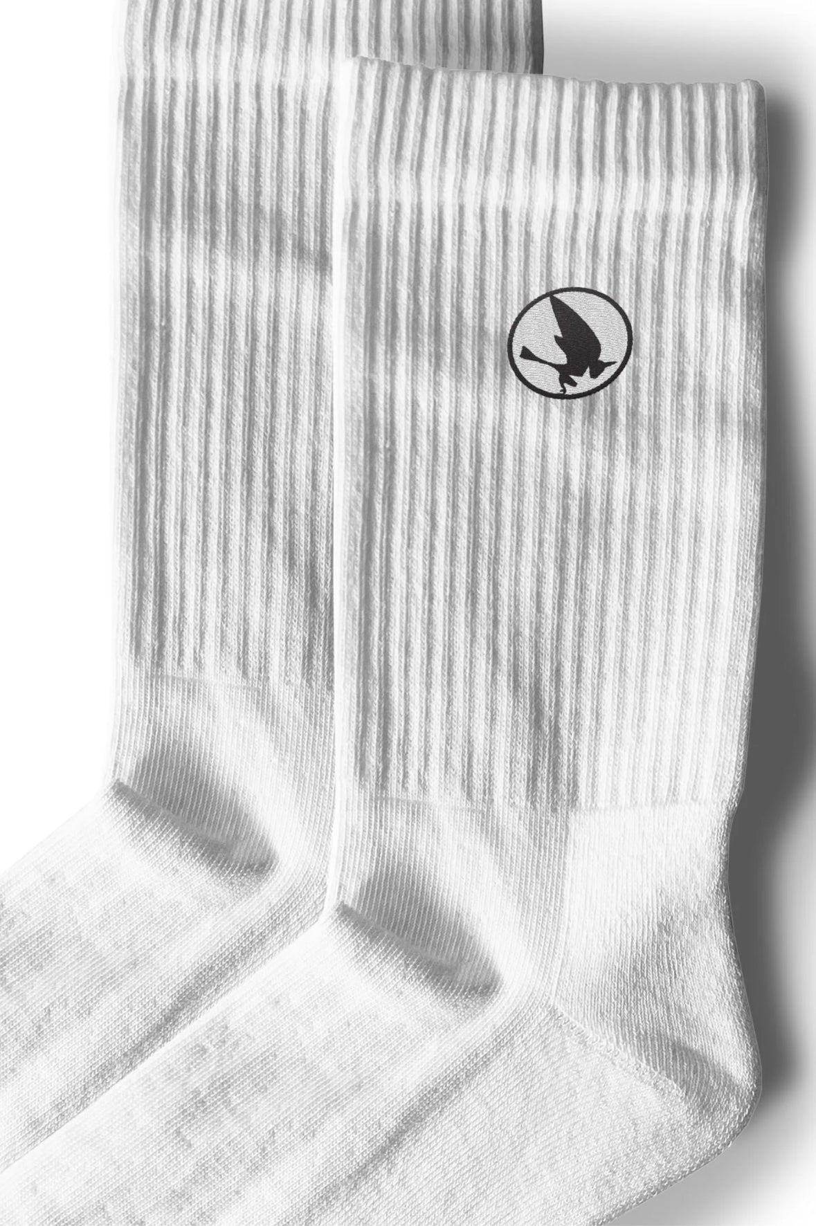 Pícalo Brand Escudo de Pitirre Socks White