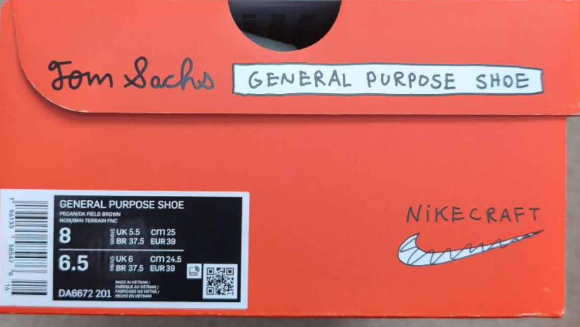DS Tom Sachs General Purpose Shoe Brown